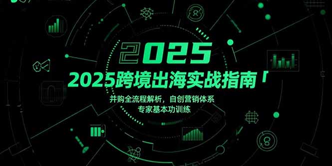 2025跨境出海实战指南，并购全流程解析，自创营销体系，专家基本功训练-出门会