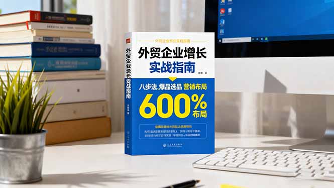 外贸企业增长实战指南，八步法、爆品选品、营销布局，业绩增长300%-出门会