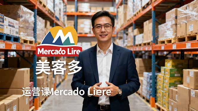 2025美客多Mercado Libre运营课：账号注册/产品上传/促销活动/自发货模式-出门会