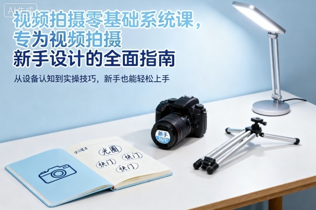 视频拍摄零基础系统课，专为视频拍摄新手设计的全面指南-出门会