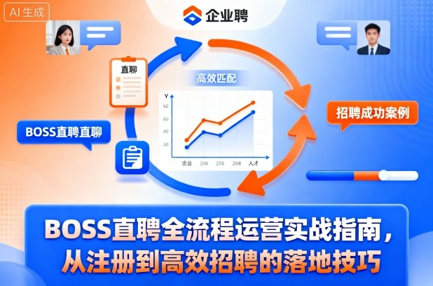 BOSS直聘全流程运营实战指南，从注册到高效招聘的落地技巧-出门会